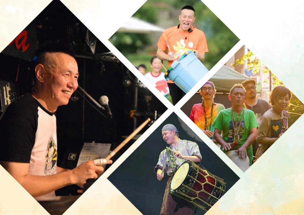 梶原徹也(ex.THE BLUE HEARTS) with 太陽ドラム(井上陽介 ジャララんべ)